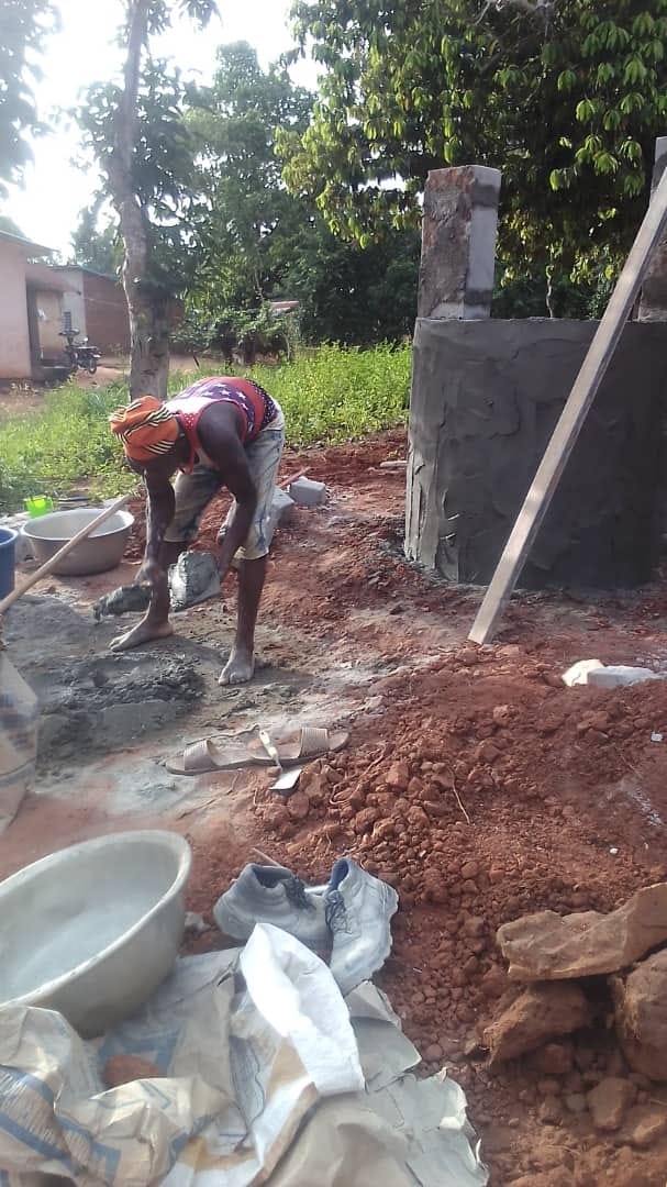 Don de construction de puits à calavi vèdo le samedi 18 mai 2024