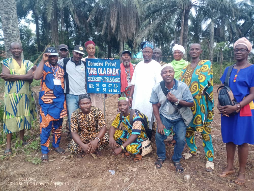 Terrain payé par ONG OLA BABA pour les plantes