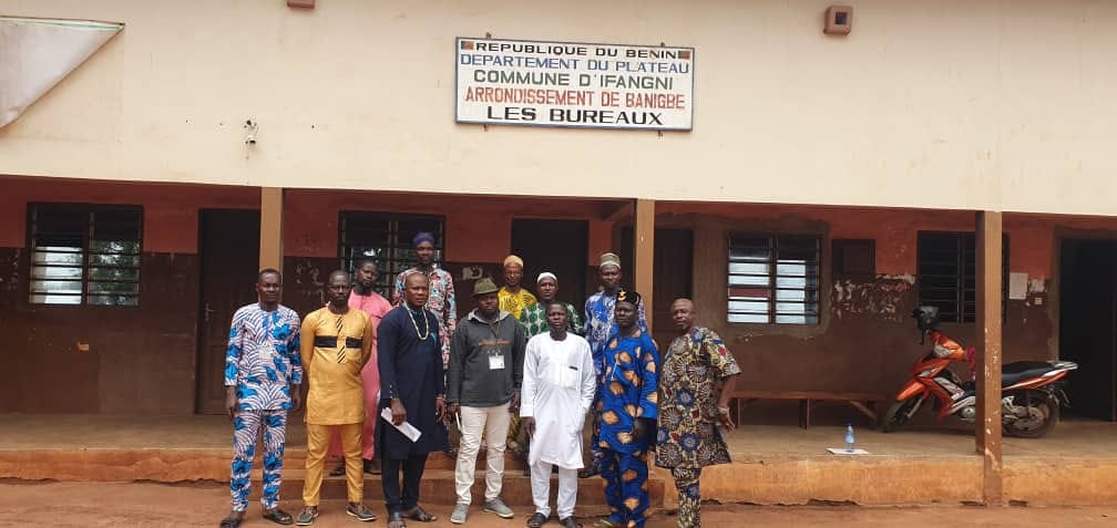 Installation d'un antenne de L'ONG OLA BABA à Ifangni le 11 juillet 2024